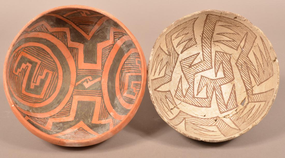 2 Restored Prehistoric South Western Pottery Bowls, (1 of 3)
