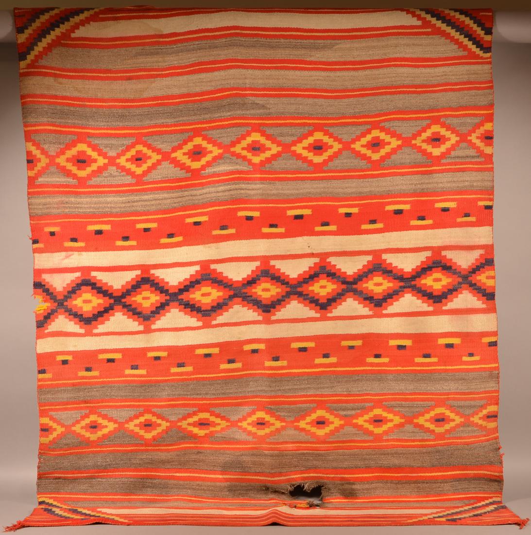 Large Size Transitional Era Navaho Rig, 82" x 62". This (1 of 5)