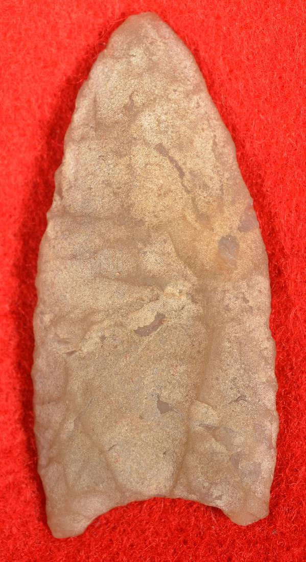 Ancient Paleo Indian Fluted Point found near Swazey New (1 of 2)