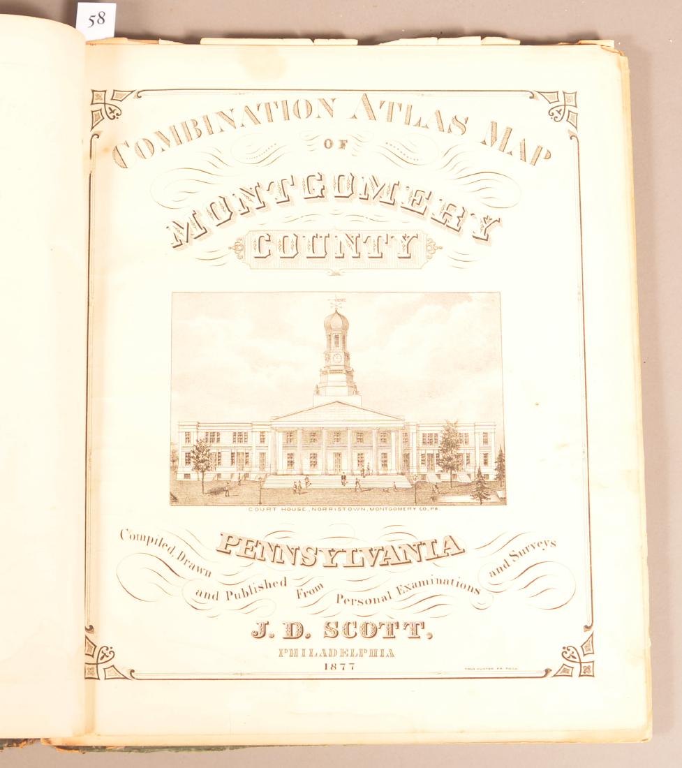 J.D. Scott. New Historical Atlas of Montgomery County. (1 of 3)