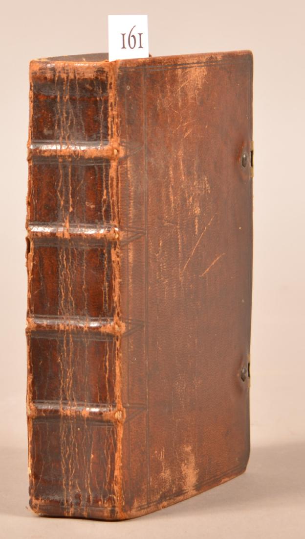 Die Wandlende Seel das ist:…durch Johann Philip: Die Wandlende Seel das ist:…durch Johann Philip Schabalie. Germantown: Christoph Saur, 1771. 8vo. (8), 463, (23). Collated complete. Dampstaining to title and first 25 pages. Full polished calf, lac