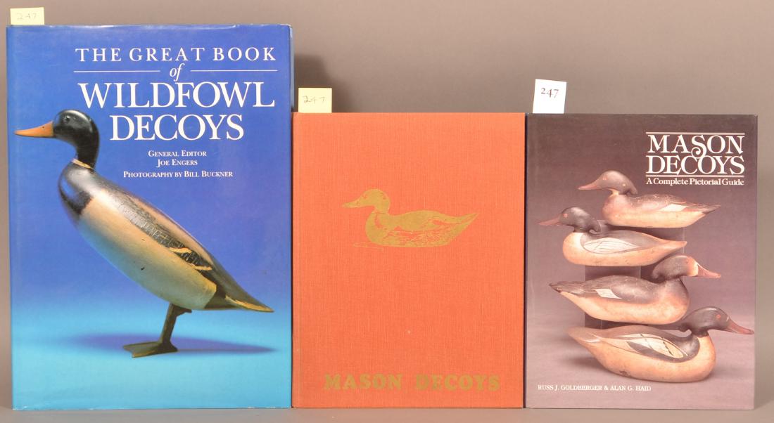 Goldberger & Haid. Mason Decoys. 1993. // Mason Decoys.: Goldberger & Haid. Mason Decoys. 1993. // Mason Decoys. 1974. 3rd printing. // Engers. The Great Book of Wildfowl Decoys.