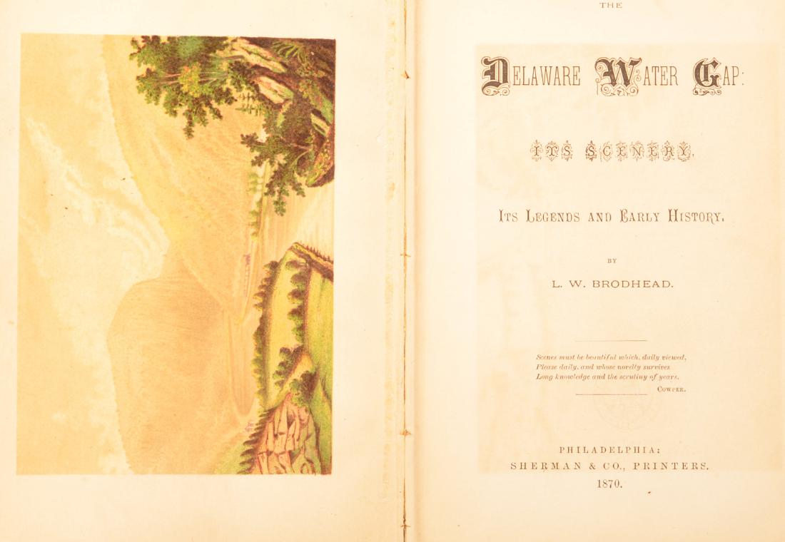 L. W. Brodhead. The Delaware Water Gap. Its Scenery. (1 of 2)