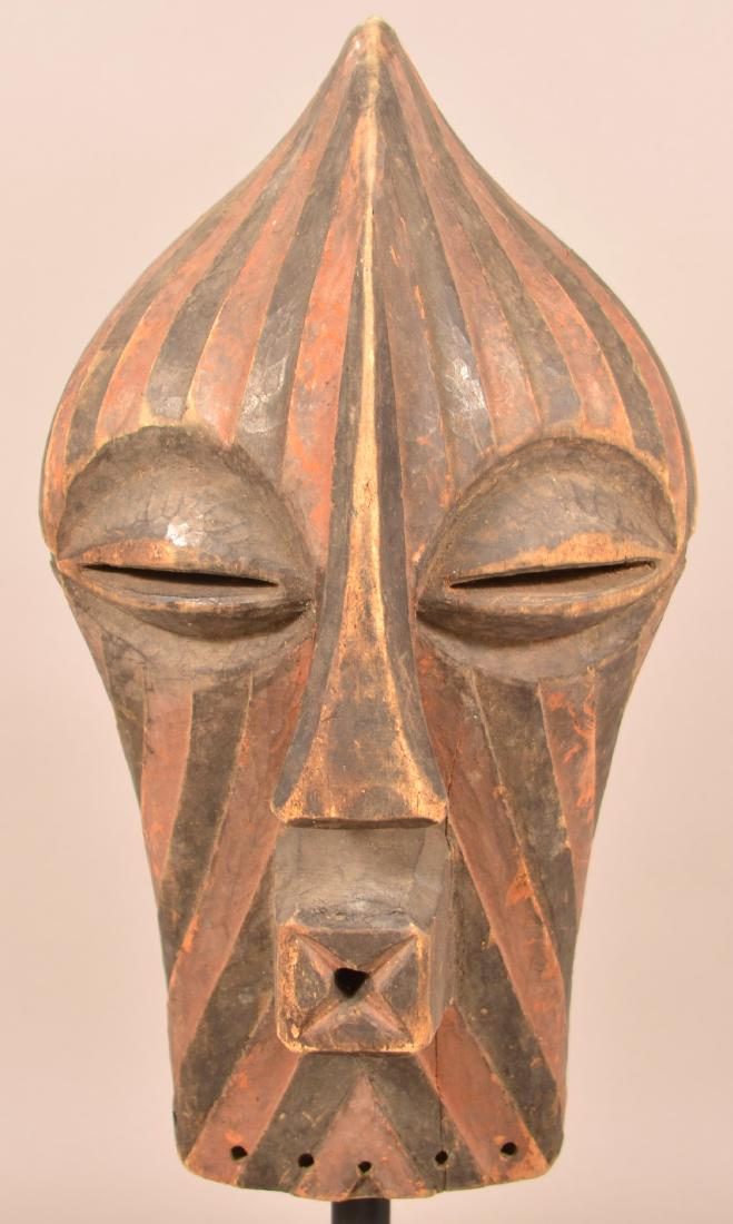 Antique/Vintage African Carved Wood Tribal Mask.