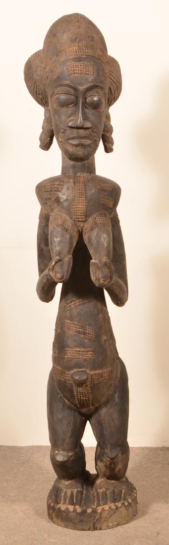 Antique/Vintage African Carved Wood Tribal Female (1 of 4)