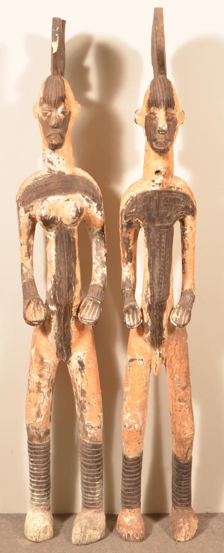 Two Antique/Vintage African Carved Wood Tribal Figures. (1 of 4)