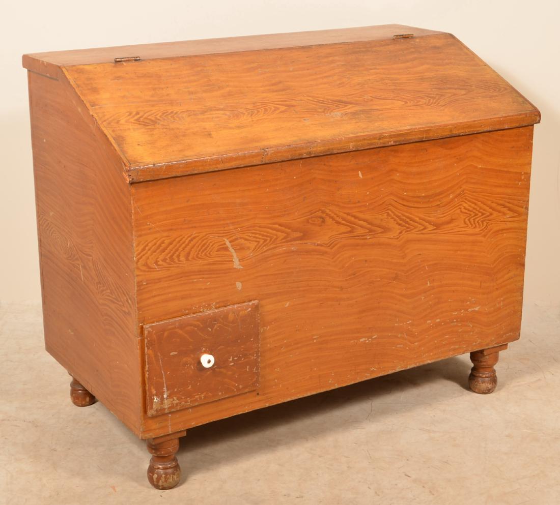 Pennsylvania  19th Century Softwood Flour Chest. (1 of 3)