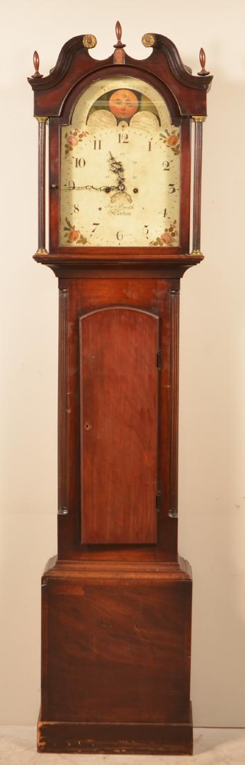 English Chippendale Mixed-wood Tall Case Clock. 8 day (1 of 6)