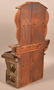 Antique Tramp Art Double Mirror Back Wall Box. Original - 4