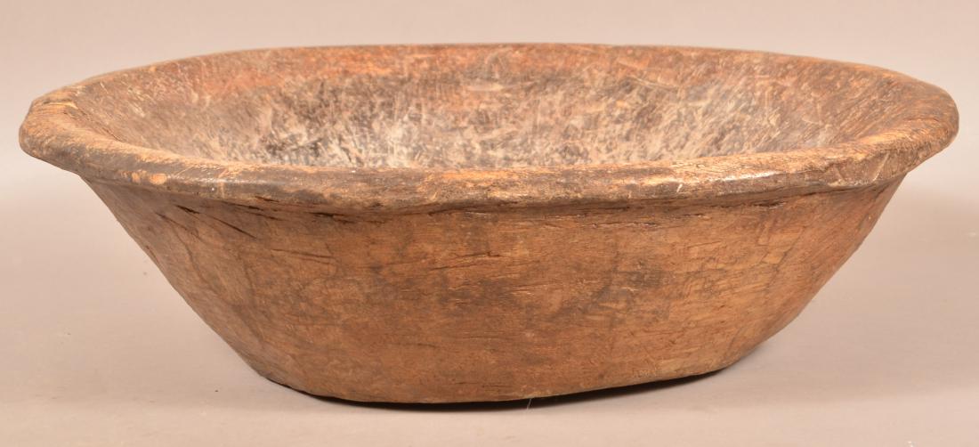 Large Early 19th Century Burlwood Bowl. 7-1/2"h. x (1 of 4)