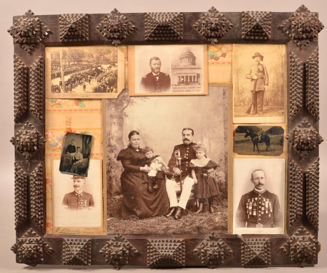 Collage of Antique Photographs (two tintypes) Depicting (1 of 3)