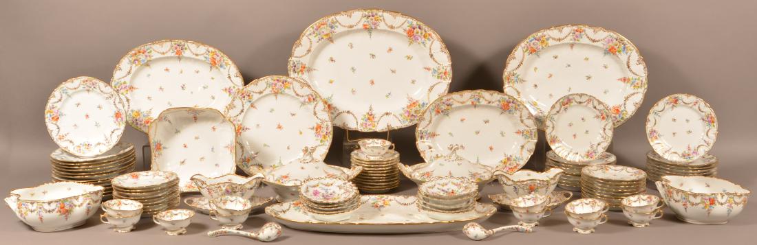Dresden, Germany 95 Piece Hand Painted Porcelain Dinner (1 of 10)