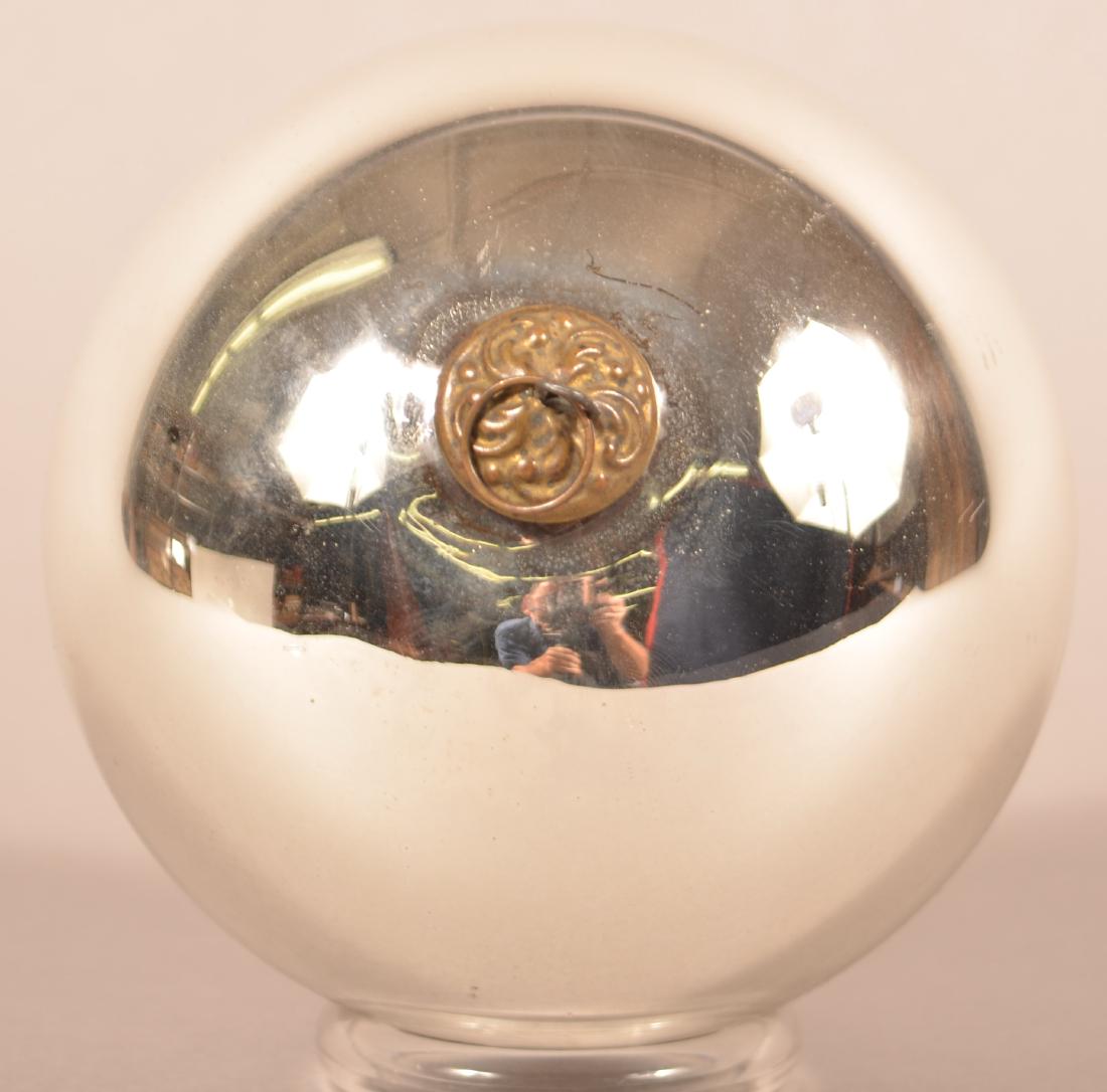 Antique German Silver Glass Ball Form Kugel. Baroque (1 of 2)