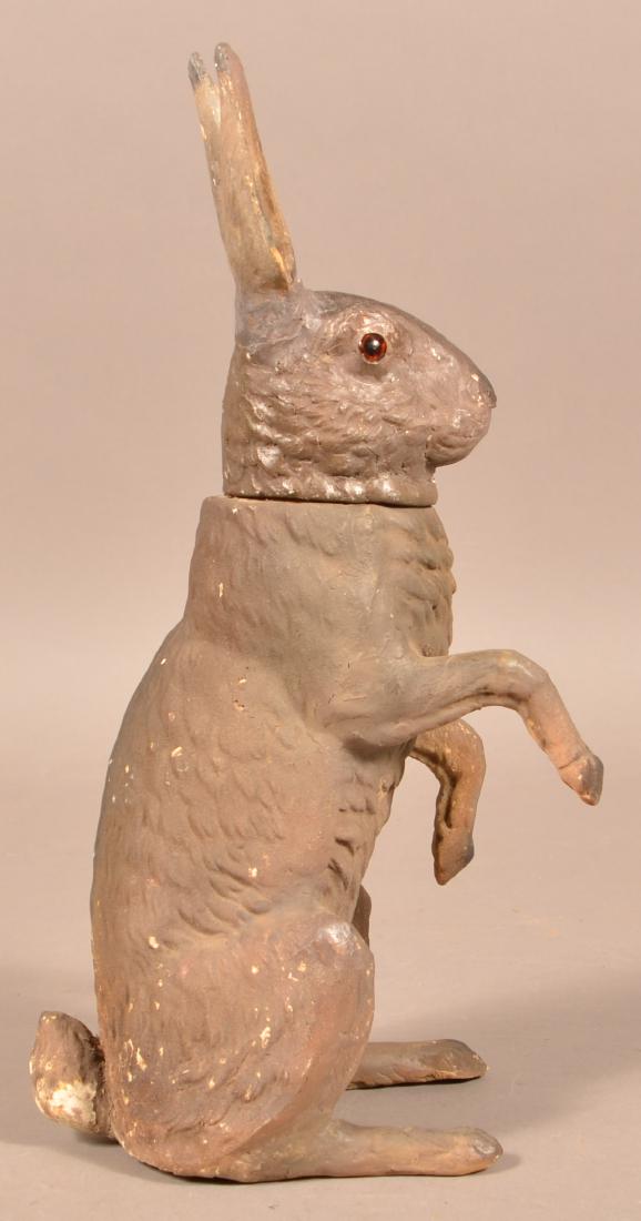 Large Vintage German Composition Rabbit Candy (1 of 5)