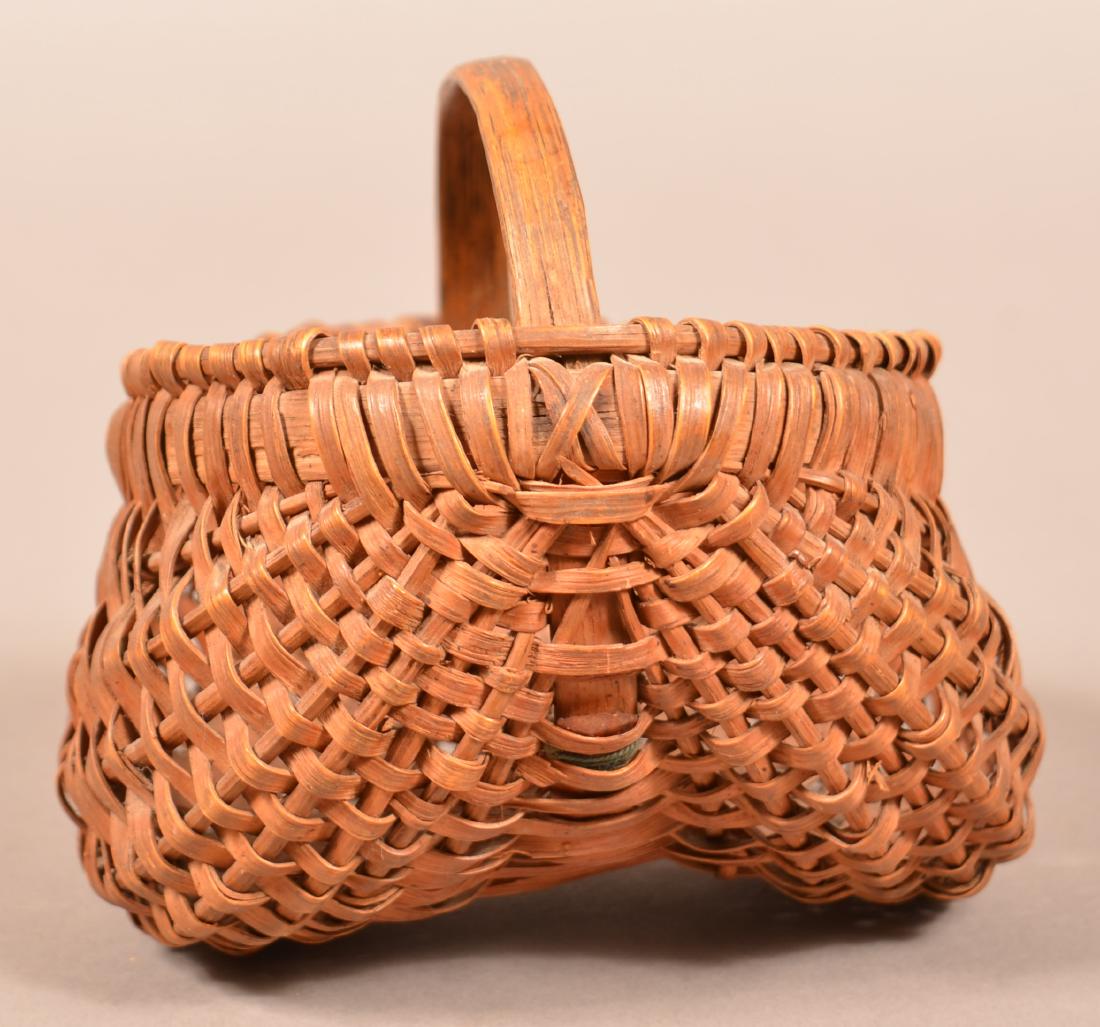 Antique Pennsylvania Woven Oak Splint Arshbach Berry (1 of 2)