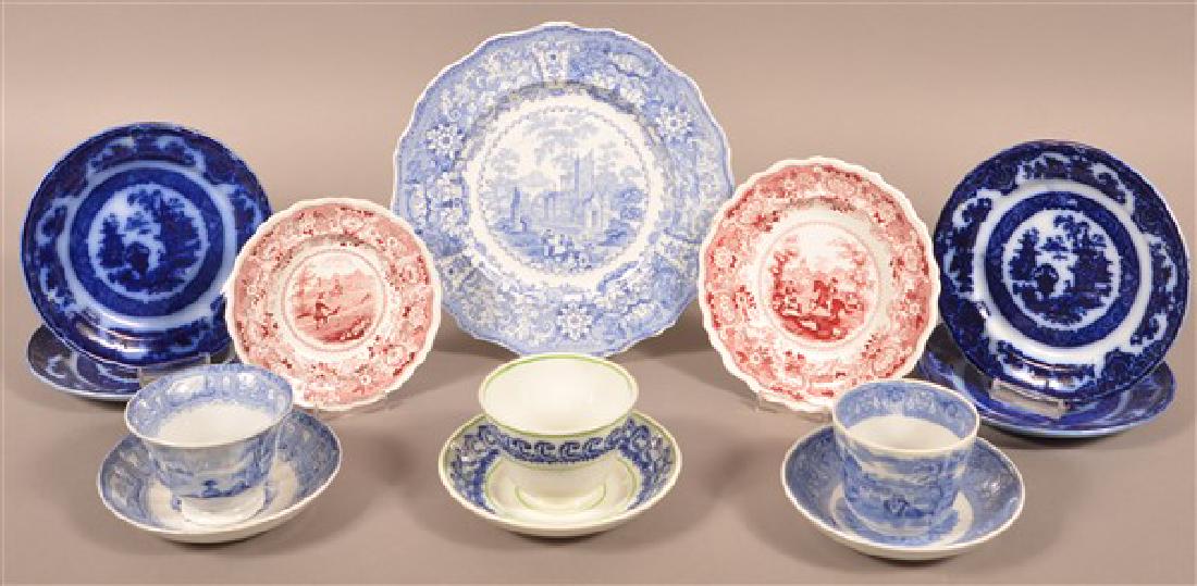 Lot of Transfer Decorated Staffordshire and Ironstone (1 of 1)