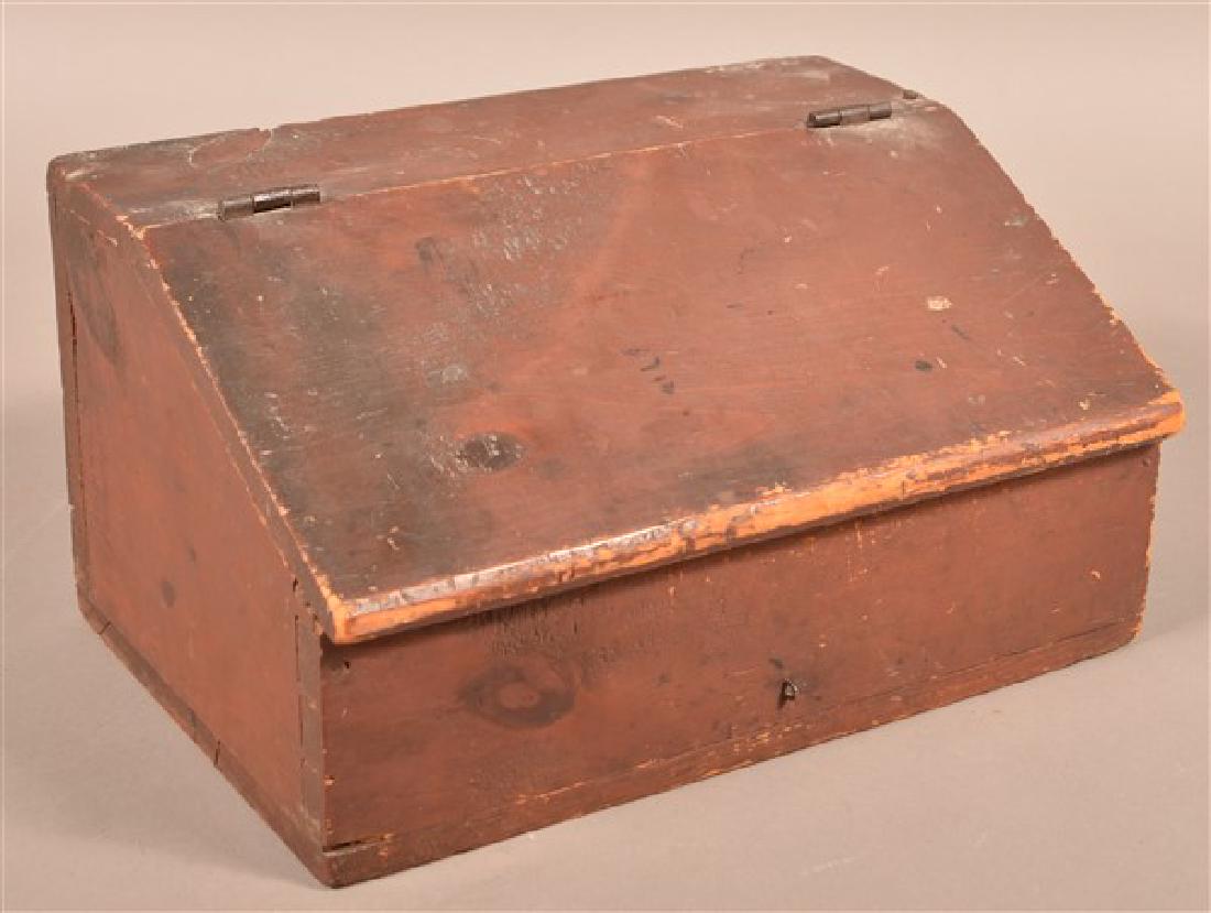 Pennsylvania 19th Century Softwood Salt Box. Original (1 of 3)