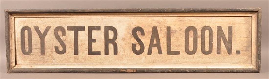 19th Century Painted Wood Double Sided Trade Sign. (1 of 3)