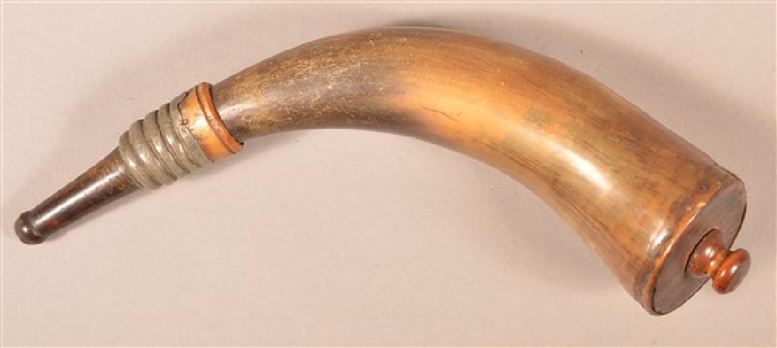 Antique Pennsylvania Powder Horn. Hand poured and (1 of 3)