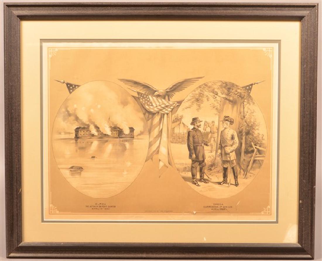 "The Attack on Fort Sumter" and "The Surrender of Gen. (1 of 2)