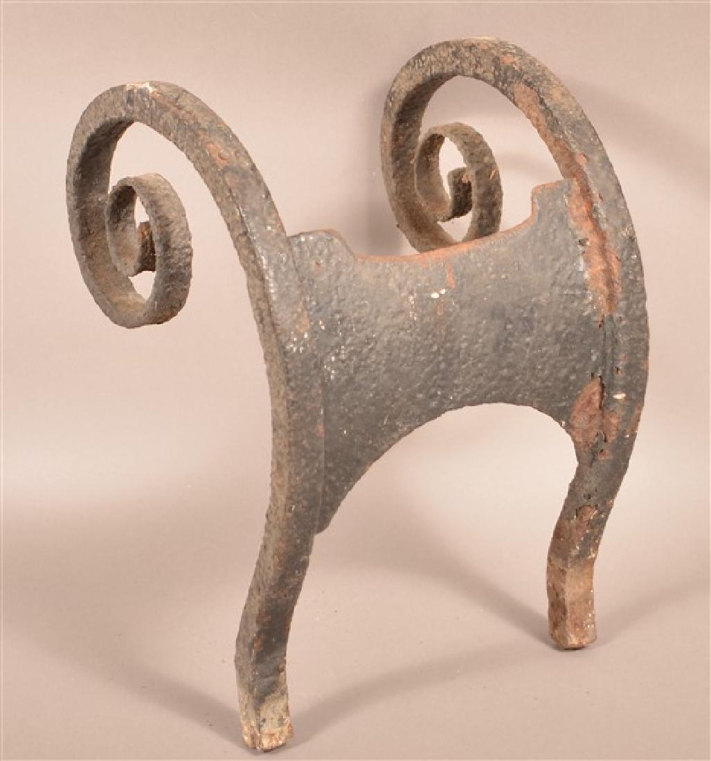 18th/19th Century Scroll Design Wrought Iron Boot (1 of 2)
