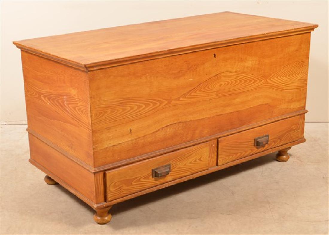 Lancaster County, PA Grain Decorated Softwood Blanket (1 of 3)