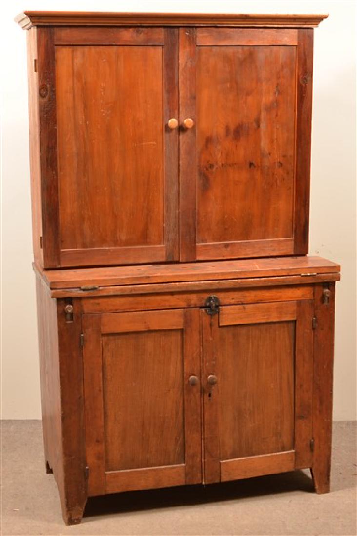 Pennsylvania 19th Century Softwood Step-back Desk. (1 of 4)