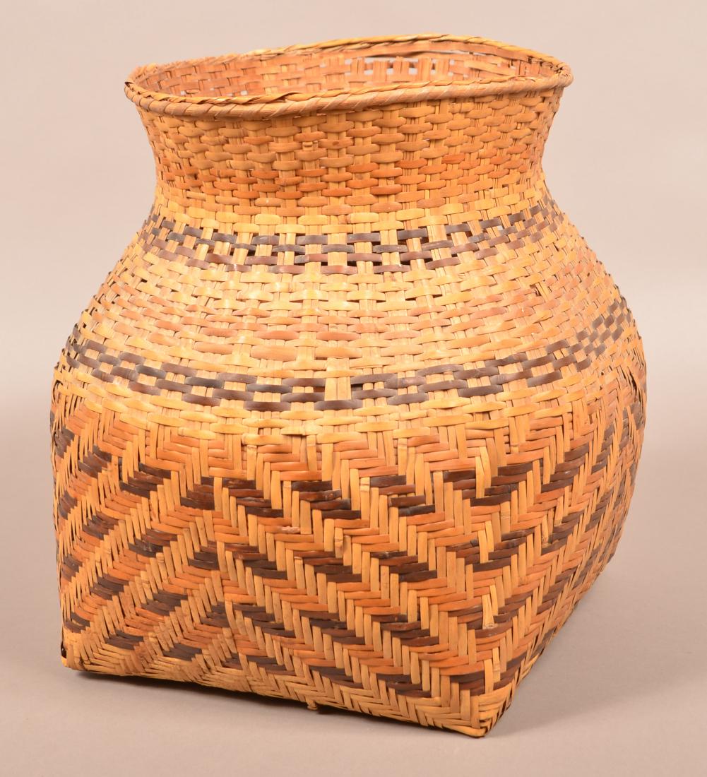 Vintage Cherokee River Cane Basket (1 of 3)