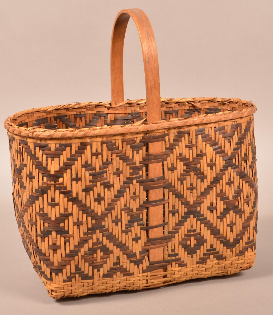 Antique Cherokee River Cane Basket