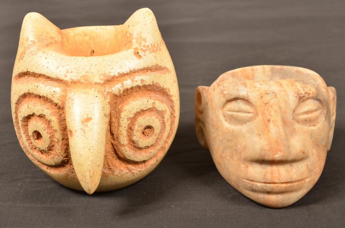 2 Contemporary Stone Mace Heads (1 of 3)