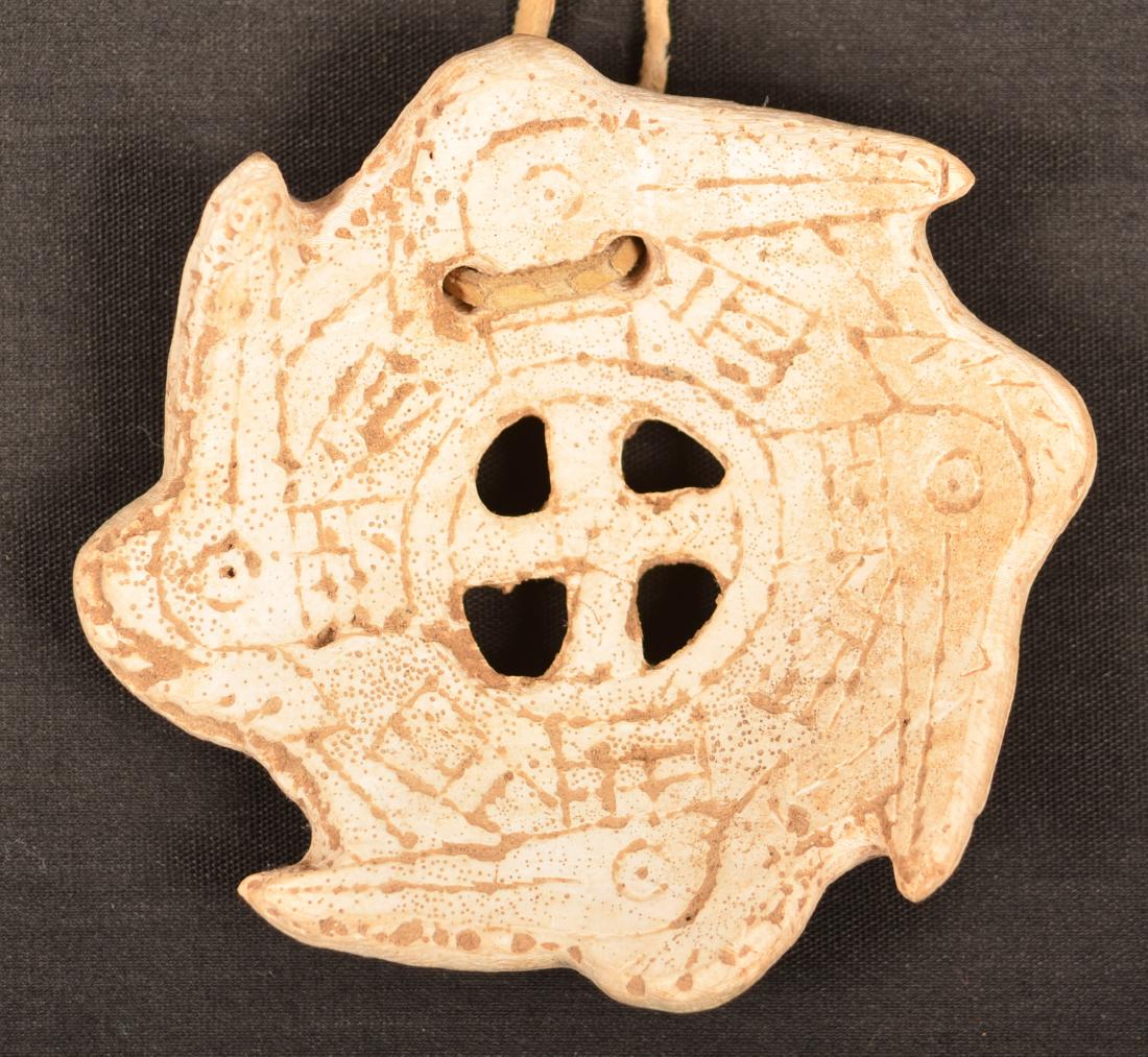 Conch Shell Pendant w/ Engraved and Open Work Design (1 of 2)