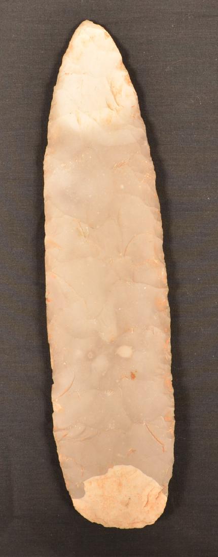 Flint Blade, 11" x 2 3/4" Appears to be of Modern Flint (1 of 2)