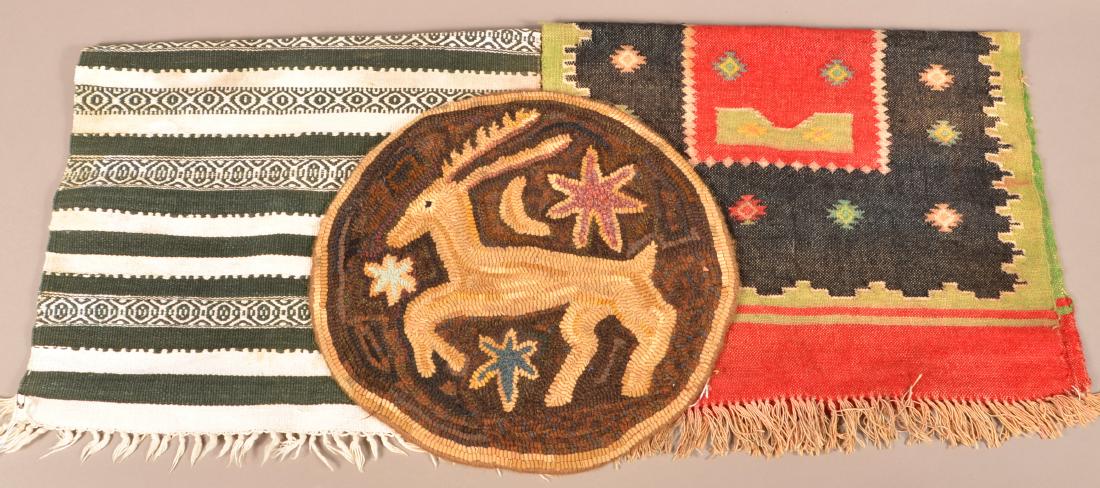 3 Handmade Textiles, Chair Pad, Table Runners: 3 Handmade Textiles, Chair Pad, Table Runners