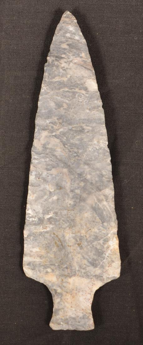 6" Long "Ashtabula" Style Flint Spear, Modern Replica (1 of 2)