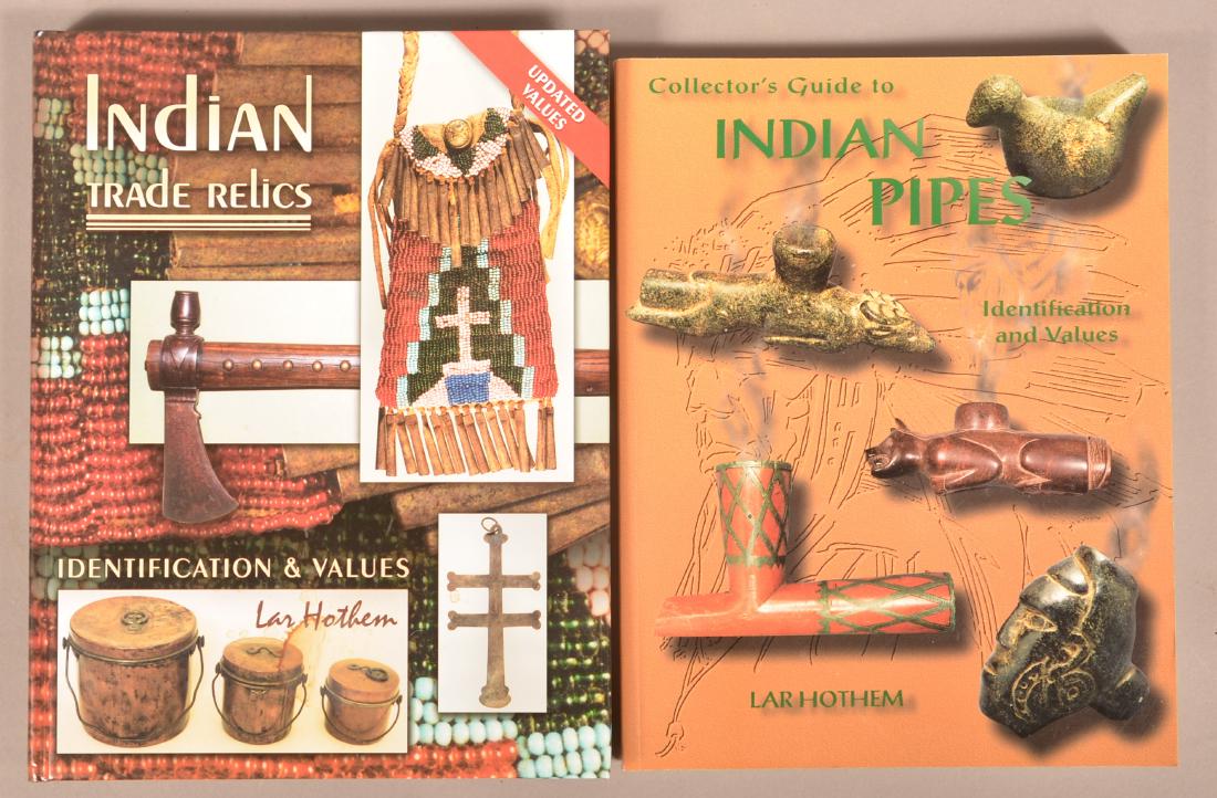 2 Books - Indian Pipes, Indian Trade Relics, Both (1 of 1)
