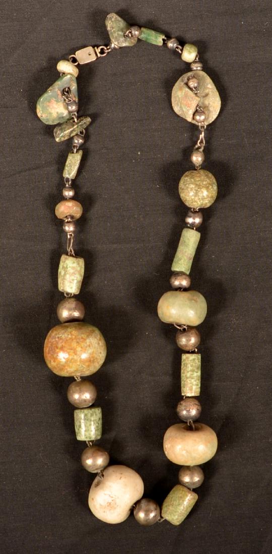 1950's Mexican Necklace w/ Silver and Old Mayan Era (1 of 2)