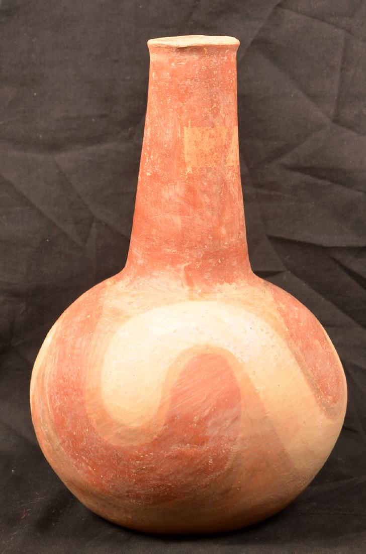 Terra Cotta Water Bottle, copy of "Nodena" Style S.E: Terra Cotta Water Bottle, copy of "Nodena" Style S.E Pottery