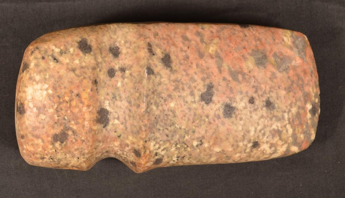 Midwest Style 3/4 Grooved Hardstone Axe Head, 6" Long, (1 of 2)