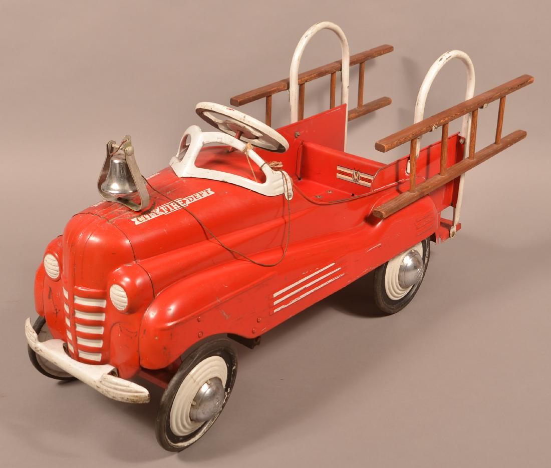 city fire dept pedal car