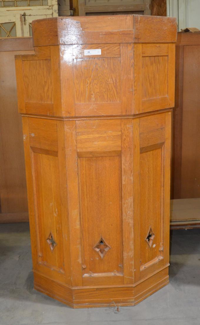 Oak Church Lectern (1 of 2)