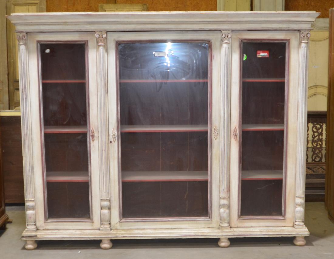Large Ornate Painted Book Case (1 of 3)