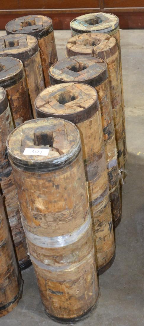 5 Wooden Rollers with Metal Bands (1 of 1)