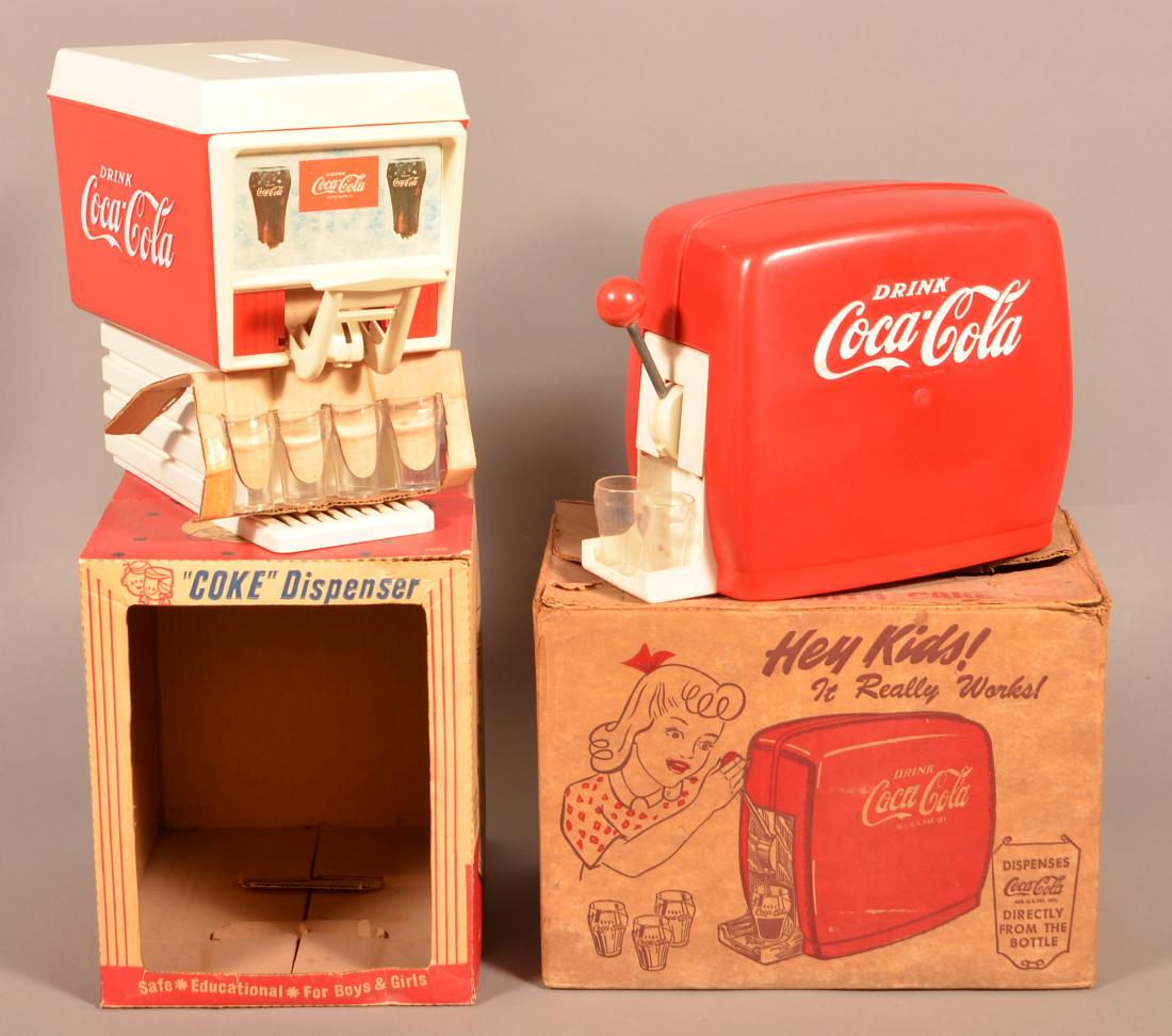 Two Vintage Coke Dispensers w/ Original Boxes. (1 of 4)