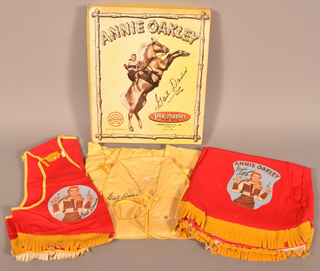 Signed Gail Davis Annie Oakley Cowgirl Outfit. (1 of 5)