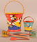 Mickey Mouse and Donald Duck Tin Lithograph Sand Pails