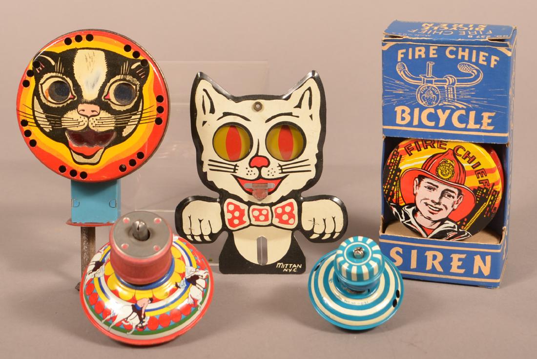 Five Tin Lithograph Toys. (1 of 2)