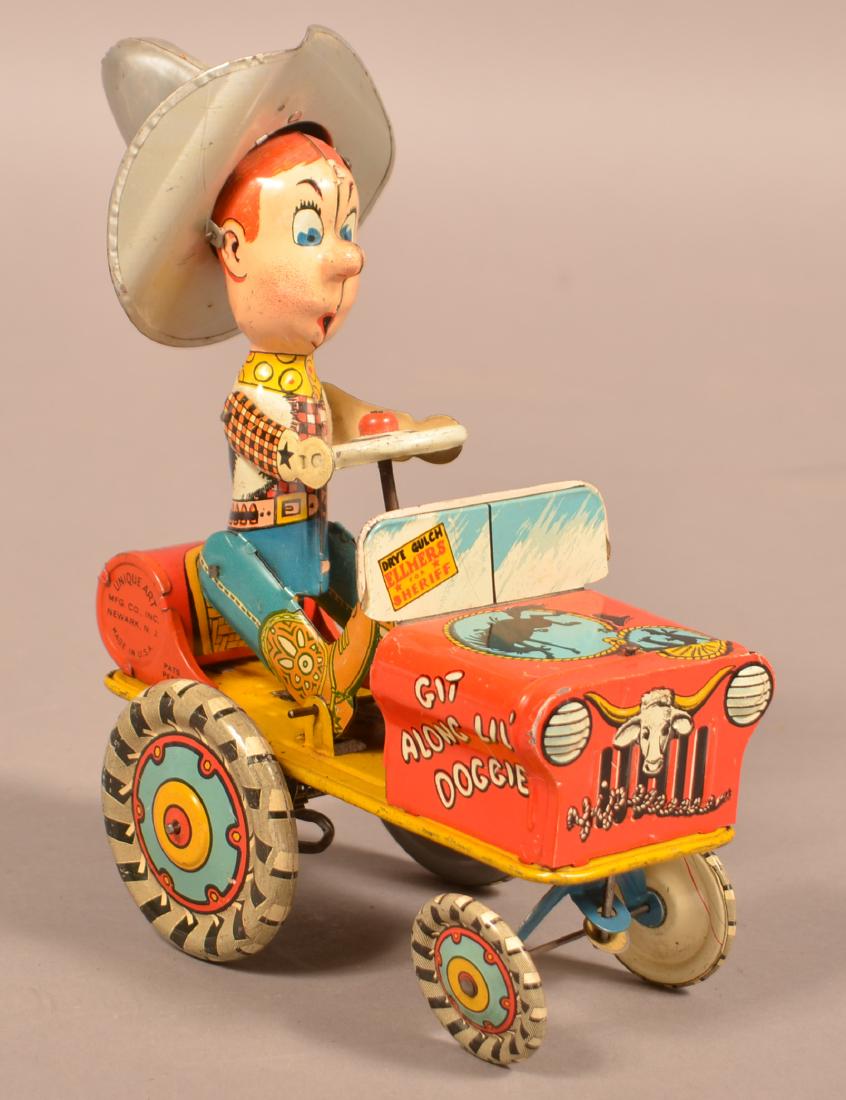 Unique Art Rodeo Joe Tin Lithograph Jalopy. (1 of 4)