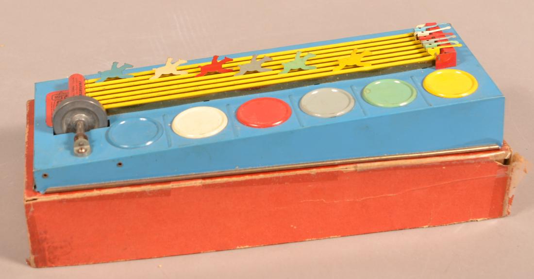 Wolverine "Gee-Wiz" Tin Horse Racing Game. (1 of 4)