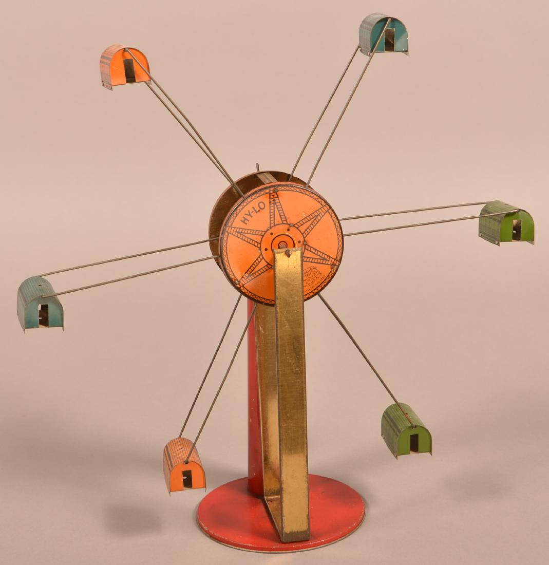 Buffalo Toys "Hi-Lo" Tin Lithograph Ferris Wheel. (1 of 4)