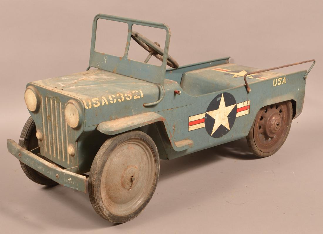 hamilton jeep pedal car